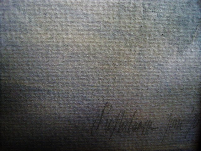 Piet Klaasse - impressionistisch Pastel - "de Waaipolder met Eemnes op de achtergrond" gesignrd kopen? Bied vanaf 1!