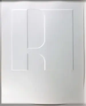 Harry van Kuyk - Minimalistische compositie, reliëfdruk - 1973 kopen? Bied vanaf 195!