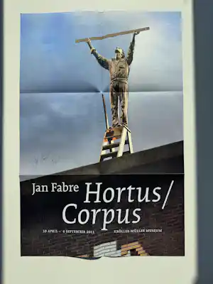 Jan Fabre - Gesigneerd "The man who measures the clouds" verkauft für € 72!