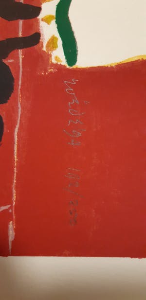 Jan Roede - Zeefdruk " Rije, rije, rije in een wagentje " kopen? Bied vanaf 95!