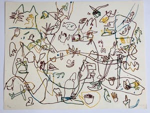 Jan Voss - prent 190: zonder titel kopen? Bied vanaf 85!