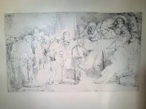Rembrandt van Rijn - Rembrandt Van Rijn (1606-1669) - Christus onder de schriftgeleerden (1652) kopen? Bied vanaf 75!