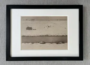 Jan Mankes - Originele Heliogravure Winterlandschap 1923 kopen? Bied vanaf 120!