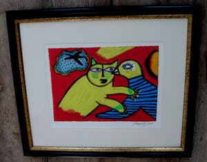 Corneille - Ingelijste litho - 2000 (nette lijst!) kopen? Bied vanaf 225!