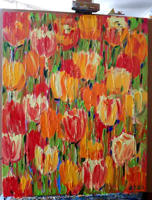 Elva Polyakova - Tulpen in kleur kopen? Bied vanaf 250!