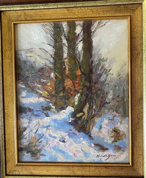 Marcel Van den Bempt - 1940 - Winterlandschap kopen? Bied vanaf 50!