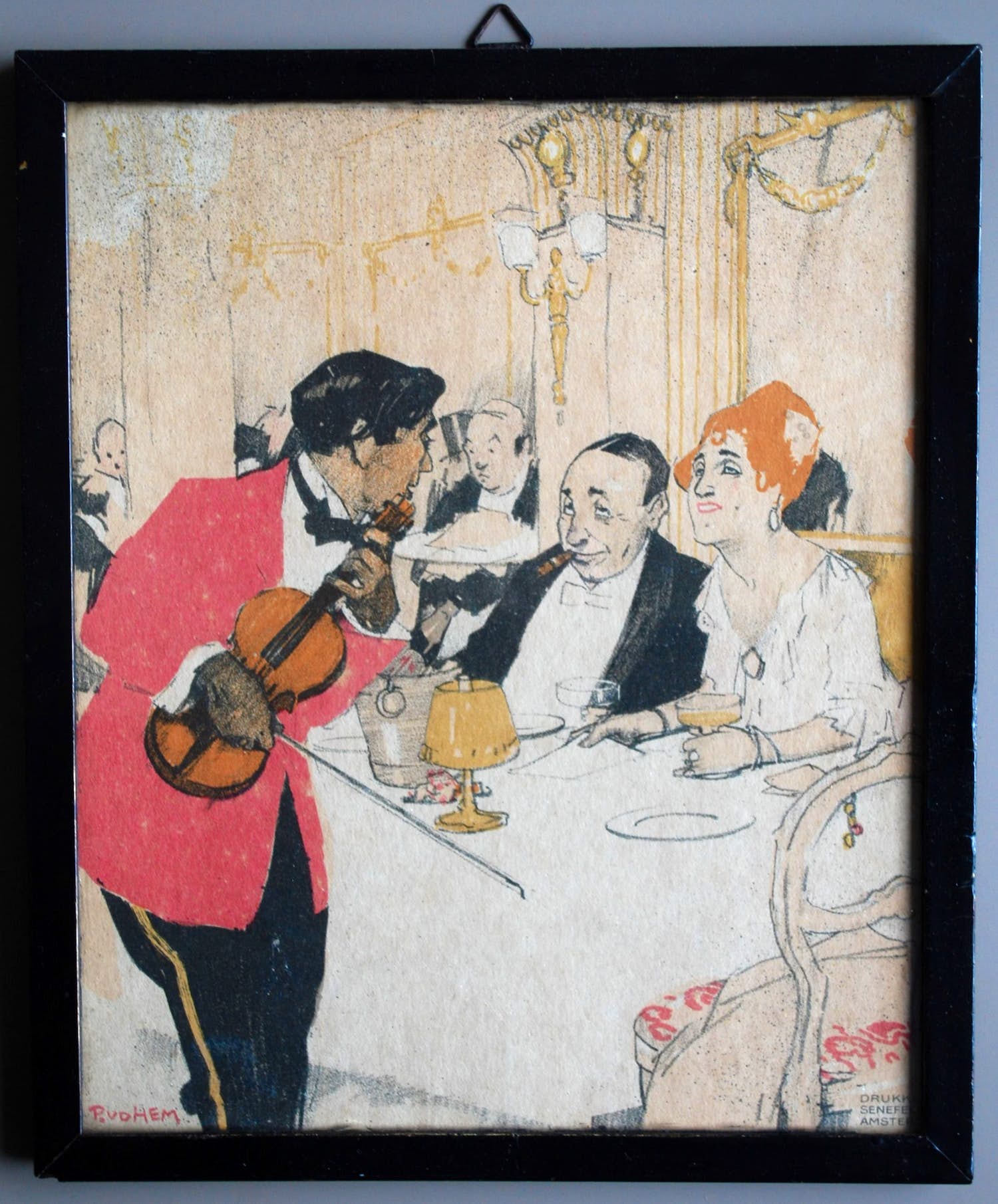 Piet van der Hem - Kleurenlitho & zeldzame catalogus verkocht voor € 50!