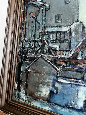 Toon Koster - Havenlandschap Rotterdam kopen? Bied vanaf 100!