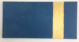 John Foppen - Rapsodie in Blue+ Gold... # K03. XL. GROOT. kopen? Bied vanaf 169!