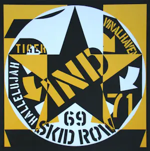 Robert Indiana - Zelfportret 69 - 1973 - Originele litho kopen? Bied vanaf 120!