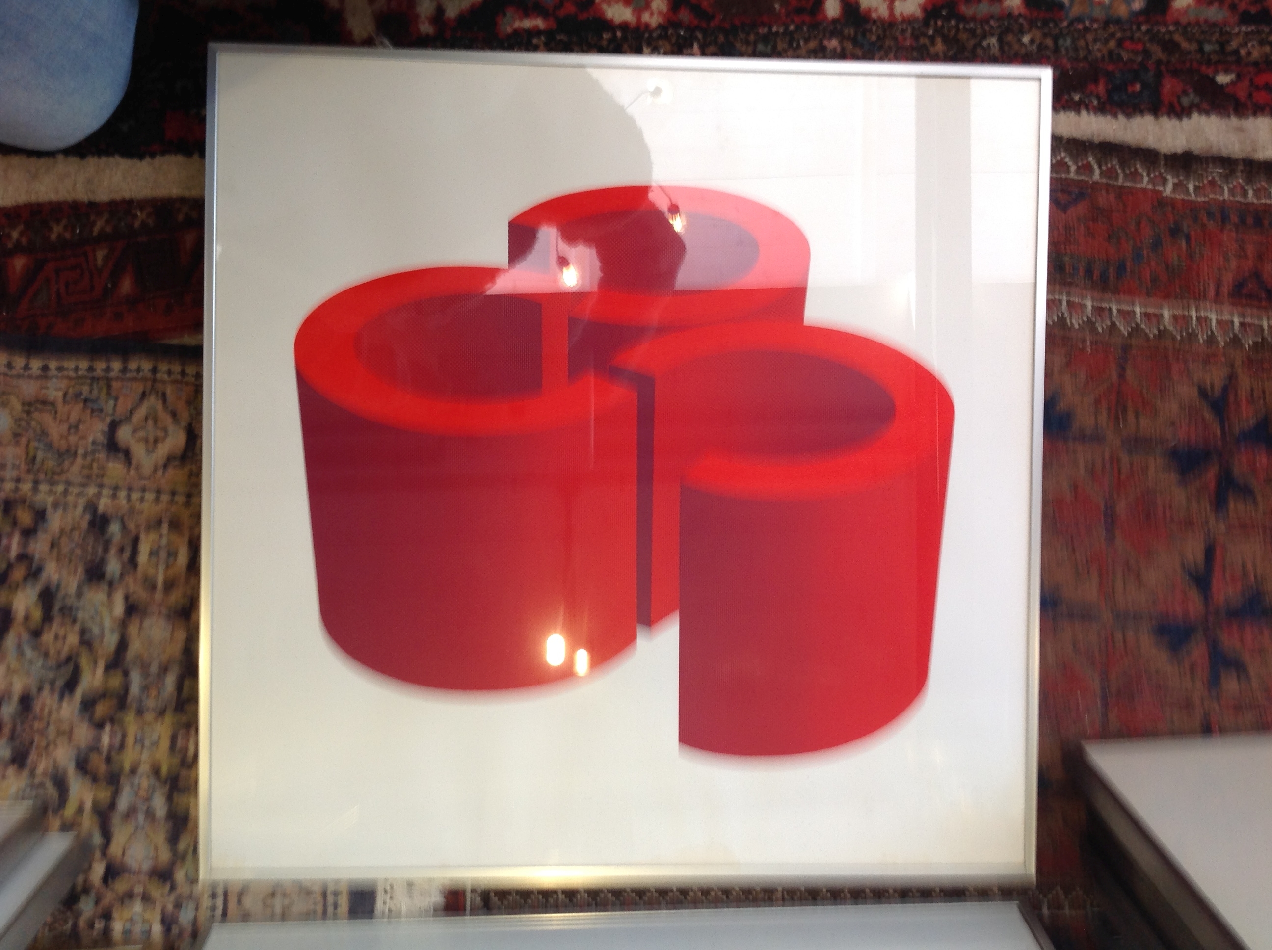 Yvonne Kracht - Geometrische vorm, zeefdruk kopen? Bied vanaf 50!