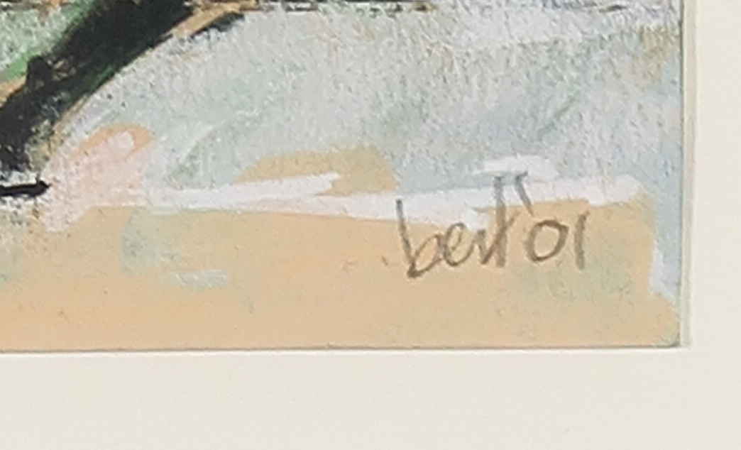 Bert van Zelm - Gouache, Toros - Ingelijst kopen? Bied vanaf 20!