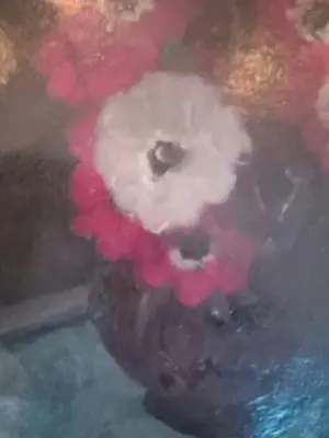 Koos Stikvoort - vaas met bloemen rood en een wit kopen? Bied vanaf 100!