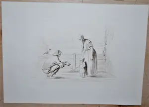 Johannes Heinrich Maria Hubert Rennefeld - 5 gravures naar Jozef Israëls uit ca. 1890 kopen? Bied vanaf 20!