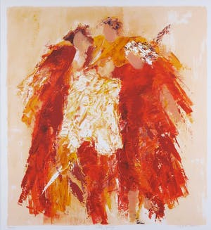 Wil Willemsen - Zeefdruk, The Family - Ingelijst kopen? Bied vanaf 50!