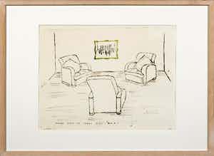 Pieter Holstein - Ets (handgekleurd), Where shall we three meet again? - Ingelijst verkocht voor € 80!