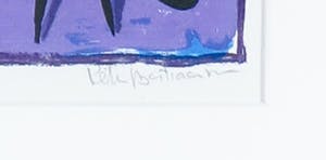 Peter Bastiaanssen - Zeefdruk, Zonder titel 10 - Ingelijst kopen? Bied vanaf 70!