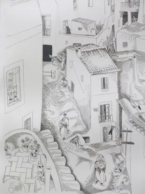 Debora Duyvis - Ibiza - Kopergravure kopen? Bied vanaf 60!