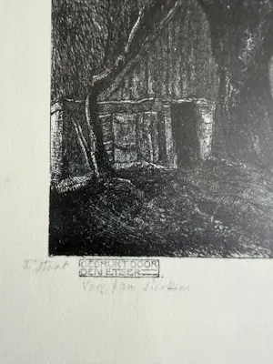 Johannes Graadt van Roggen - Achter de Ruïnekerk in Bergen kopen? Bied vanaf 45!