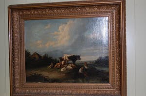 Jan Kobell (III) - Landschap met koeien kopen? Bied vanaf 4000!