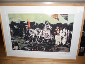 Rob Scholte - Zeefdruk. titel, " Vrede van Munster". kopen? Bied vanaf 80!