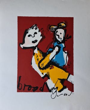 Herman Brood - Moeder met Kind - gesigneerd - 350 ex. kopen? Bied vanaf 1!