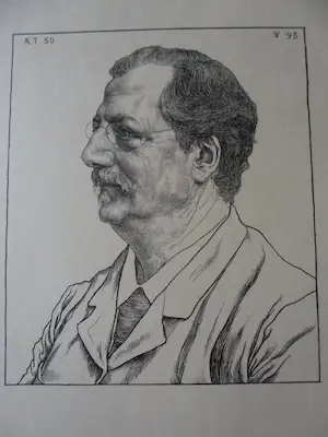 Jan Veth - Litho's van 7 bekende mensen van Nederland, uitgebracht van 1893 en 1896 kopen? Bied vanaf 80!