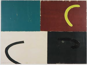 Arie Berkulin - Houtsnede, Zonder titel - Ingelijst (Groot) kopen? Bied vanaf 70!