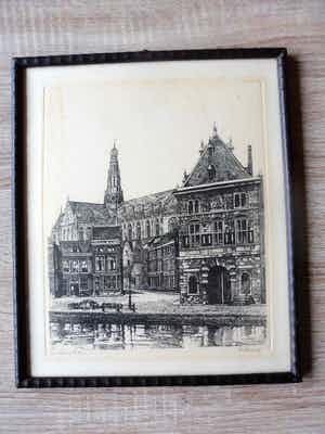 Antoon Hemert - De Waag, Haarlem verkocht voor € 20!