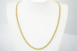 Massief hoog gehalte (22 krt) Chinees Thais gourmette collier / ketting - 50cm kopen? Bied vanaf 870!