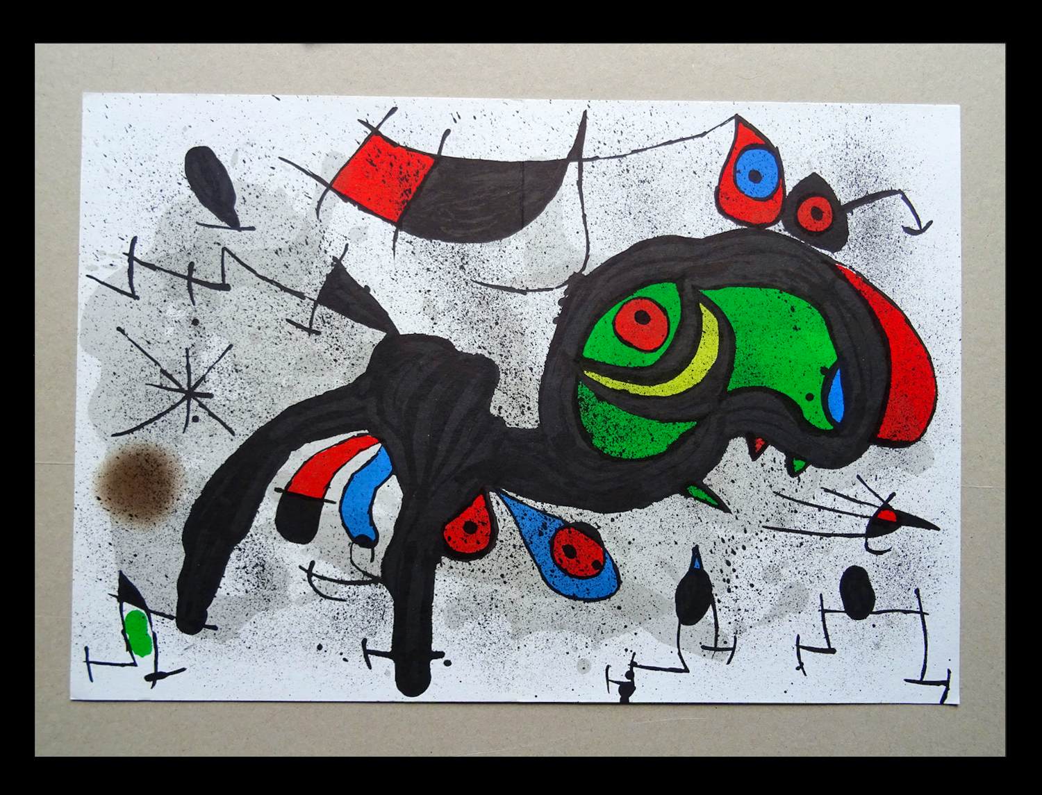 Joan Miro - "Le bélier fleuri" (de bloeiende ram) , original lithografie DLM, Maeght 1971 kopen? Bied vanaf 139!
