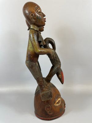 Yoruba - African Yoruba Gelede passport head mask - Nigeria kopen? Bied vanaf 45!