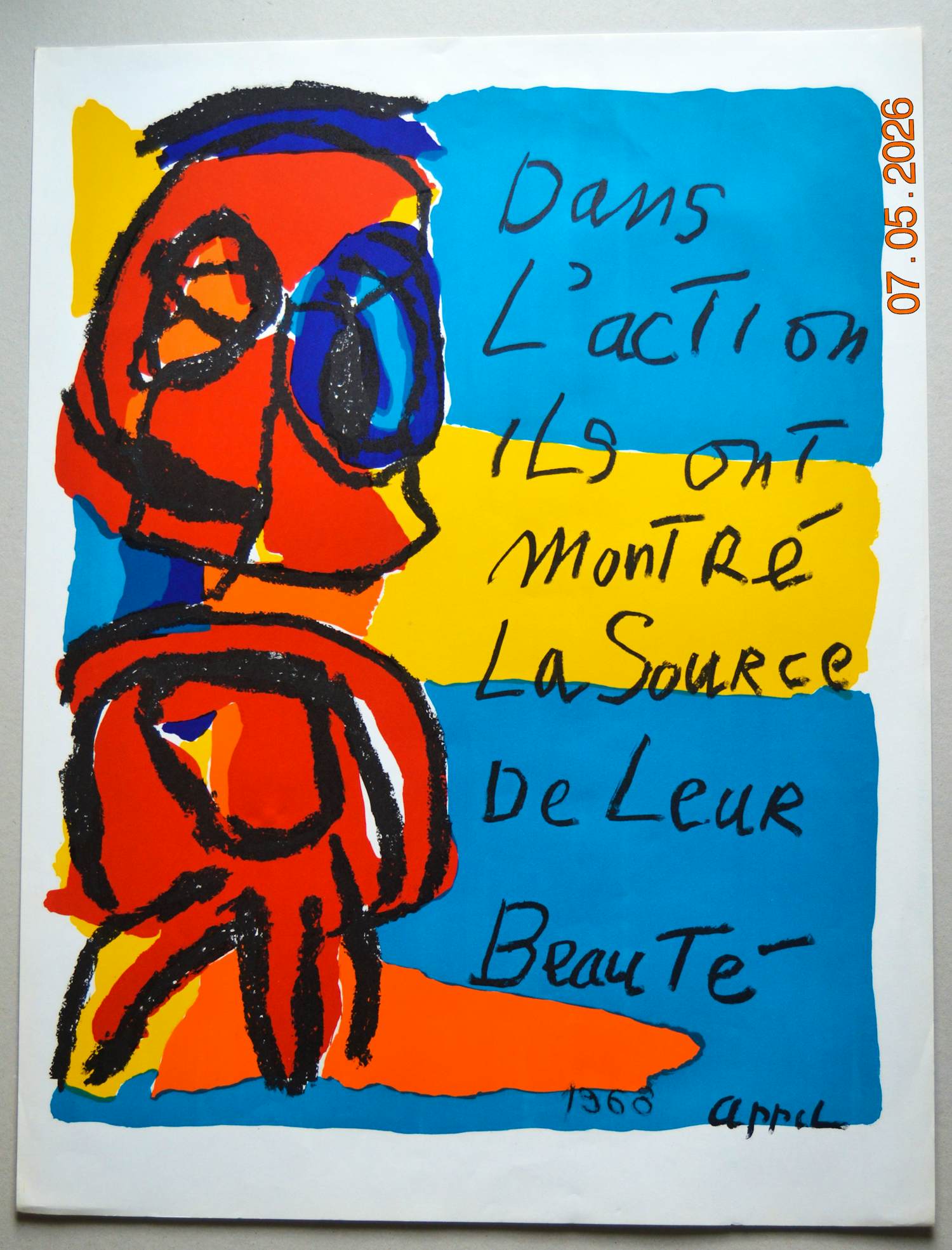 Karel Appel - In Action They Revealed The Mainspring of Their Beauty kopen? Bied vanaf 165!