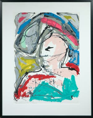 Bep Toscani - Zeefdruk, Sienna - Ingelijst kopen? Bied vanaf 35!