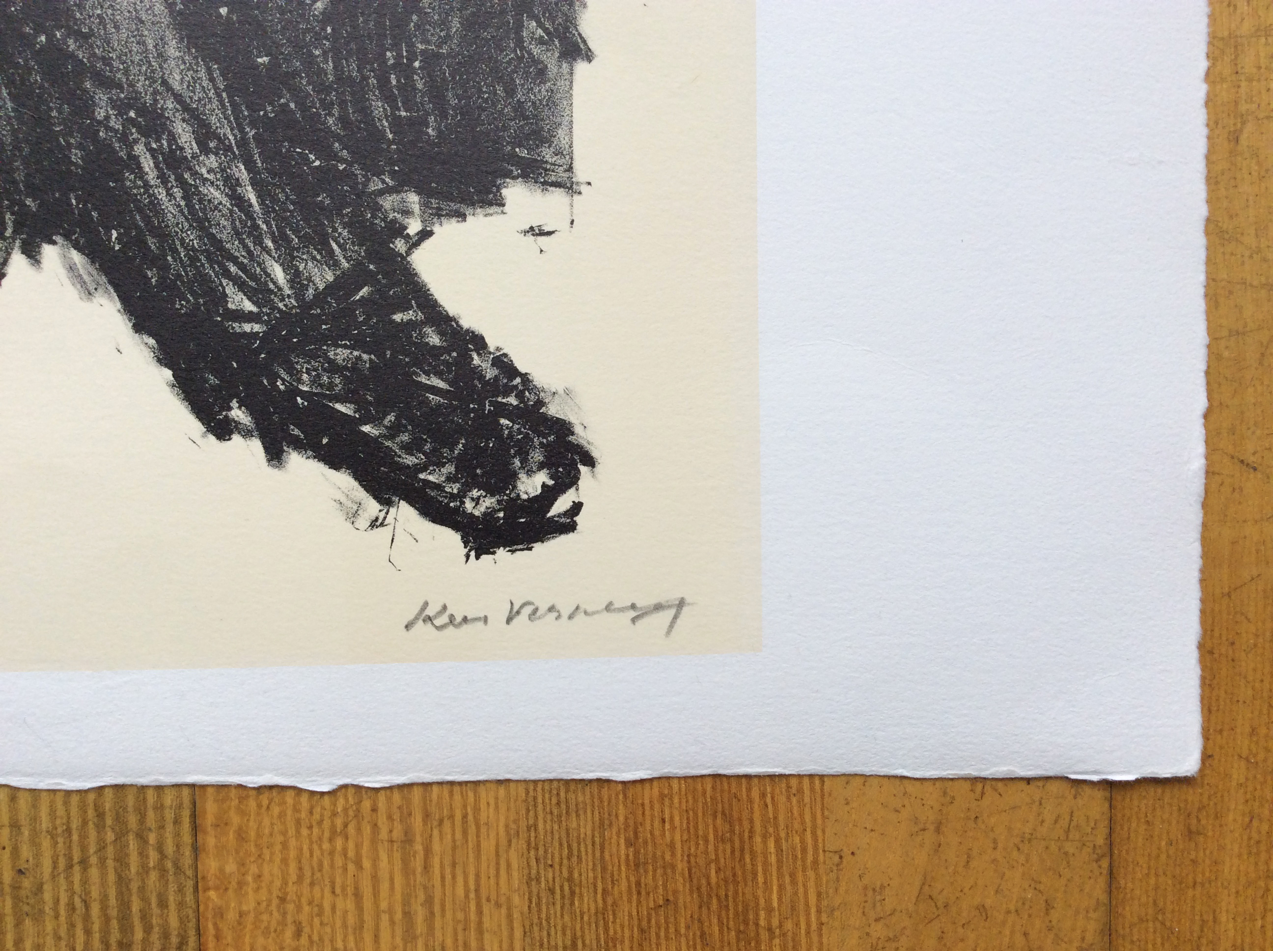 Kees Verwey - Kees en Jeanne in het atelier - lithografie kopen? Bied vanaf 69!