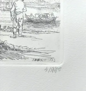 Rembrandt van Rijn - De Omval, ets kopen? Bied vanaf 75!