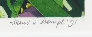 Hans van Liempt - Ets en aquatint, Zonder titel - Ingelijst kopen? Bied vanaf 35!