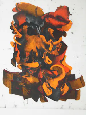 Jan Prins - Grafiek - Abstract kopen? Bied vanaf 75!