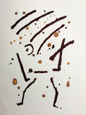 Frank Lodeizen - Figuur. Abstract. verkocht voor € 59!