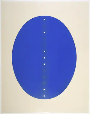 Lucio Fontana - Gesigneerde zeefdruk op rhodoïd, Concetto spaziale kopen? Bied vanaf 3000!