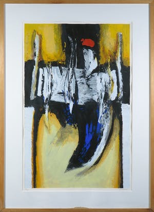 Hans Vanhorck - Zeefdruk, Zonder titel - Ingelijst kopen? Bied vanaf 1!