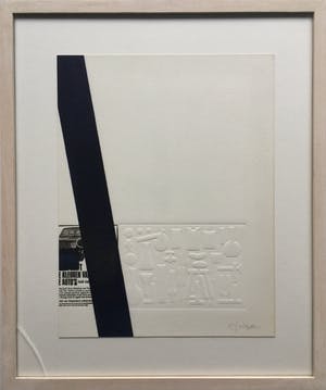 JCJ Vanderheyden - gemengde techniek ( preeg en monoprint) - vroeg werk uit de jaren 60. kopen? Bied vanaf 375!