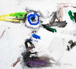 Nico Molenkamp - Toekan op coke, zeefdruk (groot) verkocht voor € 75!