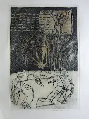 Jan Montyn - LOT VAN 3 WERKEN / KLEURETS-AQUATINT / 50x64cm / 1964 / PROEFDRUKKEN kopen? Bied vanaf 50!