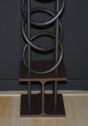 Arie Berkulin - Sculptuur 'Ringentoren' - ijzer - 1980 - zéér kleine oplage van 3 stuks kopen? Bied vanaf 1350!