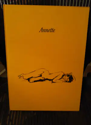 AcheterBob ten Hoope - 'Fluister maar' (uit de bundel 'Annette, vijftien aquarellen', 1987)? Enchérissez de 300!