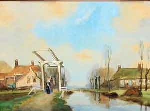 Adriaan Terhell - Landschap verkocht voor € 1!