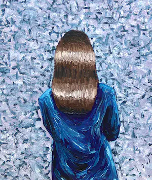 Gerard Boersma - North West Drift (Vrouw kijkend naar schilderij van Mark Tobey) kopen? Bied vanaf 100!