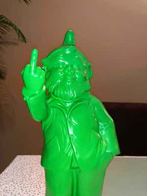 Ottmar Horl - Sponti Activist Gnome Light Green verkocht voor € 50!