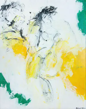 Menno Bauer - Acryl op doek, Gekozen verwarring - Ingelijst kopen? Bied vanaf 50!